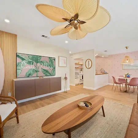 Luxury Villa 3 Blocks From The Beach With Pool A Fire Pit And Outdoor Oasis
